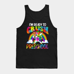 I'm Ready To Crush Preschool Unicorn Back To School Tank Top